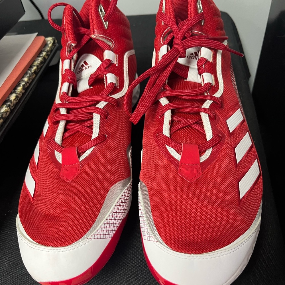 Adidas Red Athletic Sneakers